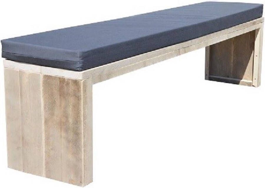 Wood4You Tuinbank Amsterdam Incl Kussen 150 Cm Parkbank Zitbank Bank Tuinbank Hout