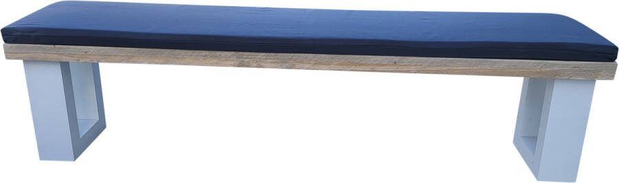 Wood4You Tuinbank Steigerhout Incl Kussen 180 Cm Parkbank Zitbank Bank Tuinbank Hout