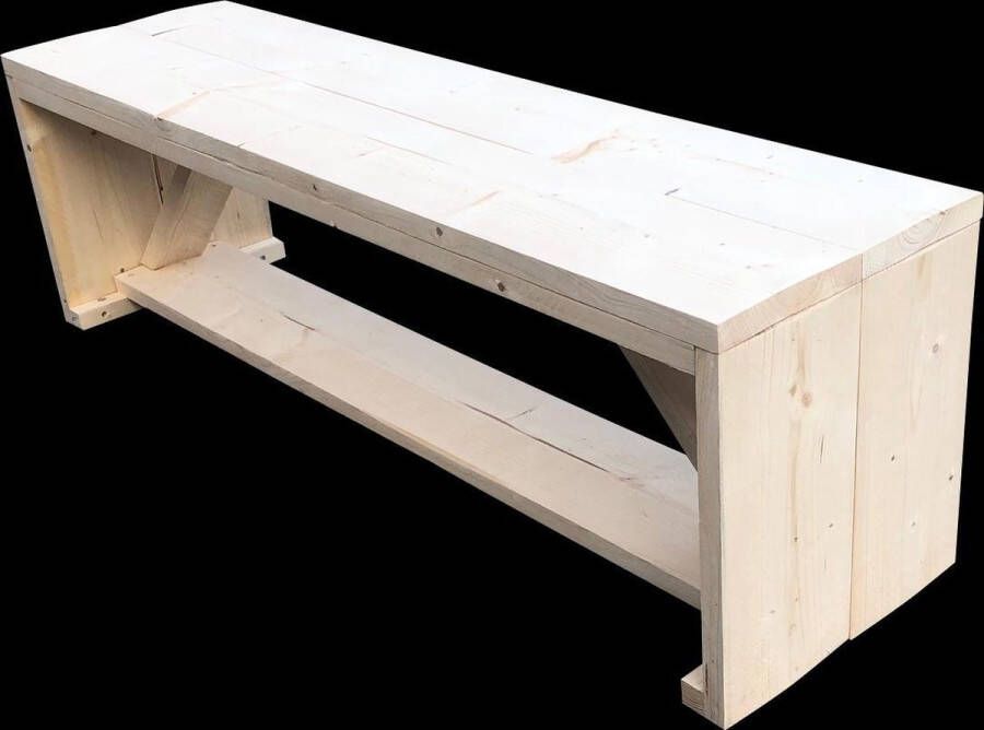 Wood4You Tuinbank Nick Vurenhout 150 Cm Parkbank Zitbank Bank Tuinbank Hout