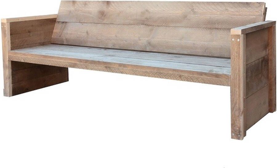 Wood4You Tuinbank Vince Steigerhout Bouwpakket 152lx72hx57d Cm