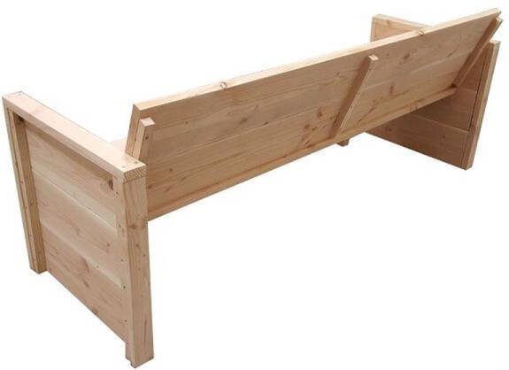 Wood4you Tuinbank Vlieland 'Doe Het Zelf' Bouwpakket Douglas 180lx72hx57d Cm