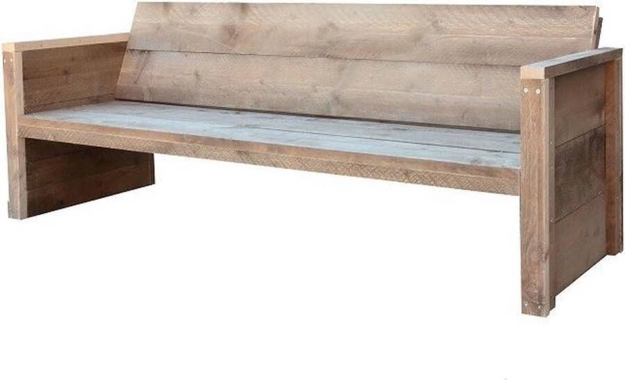 Wood4you Tuinbank Vlieland 'Doe het zelf' Bouwpakket steigerhout 180Lx72Hx57D cm