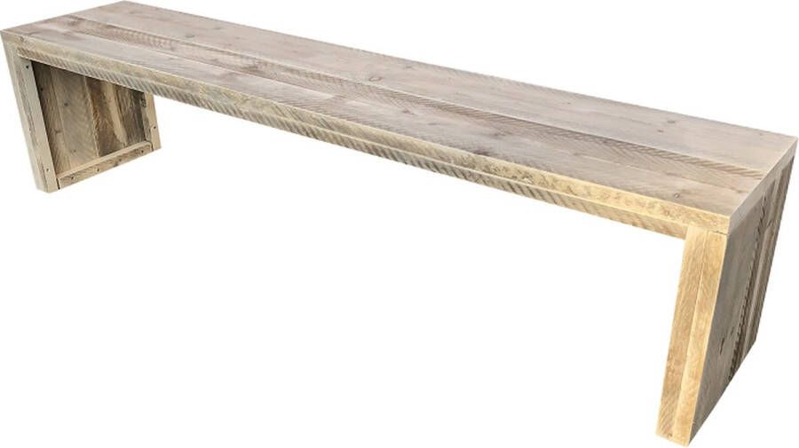 Wood4you Tuinbank Zaandam 150cm Steigerhout &apos;Doe Het Zelf&apos; Bouwpakket