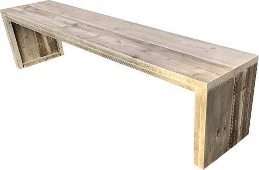 Wood4you Tuinbank Zaandam 180cm Steigerhout &apos;Doe Het Zelf&apos; Bouwpakket