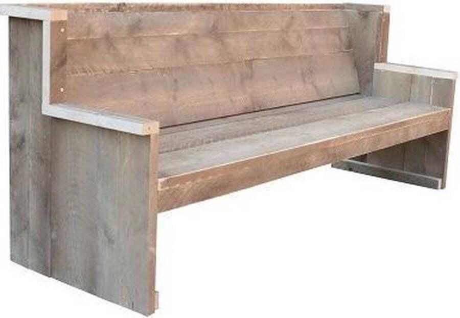 Wood4you Tuinbank Zeeland &apos;Doe Het Zelf Pakket&apos; Steigerhout 180lx72hx63d Cm