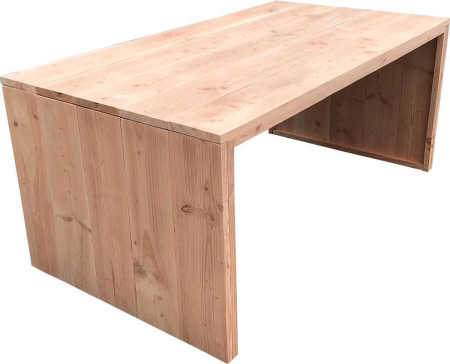 Wood4you tuintafel dichte zijkant Douglas 150Lx78Hx90D cm