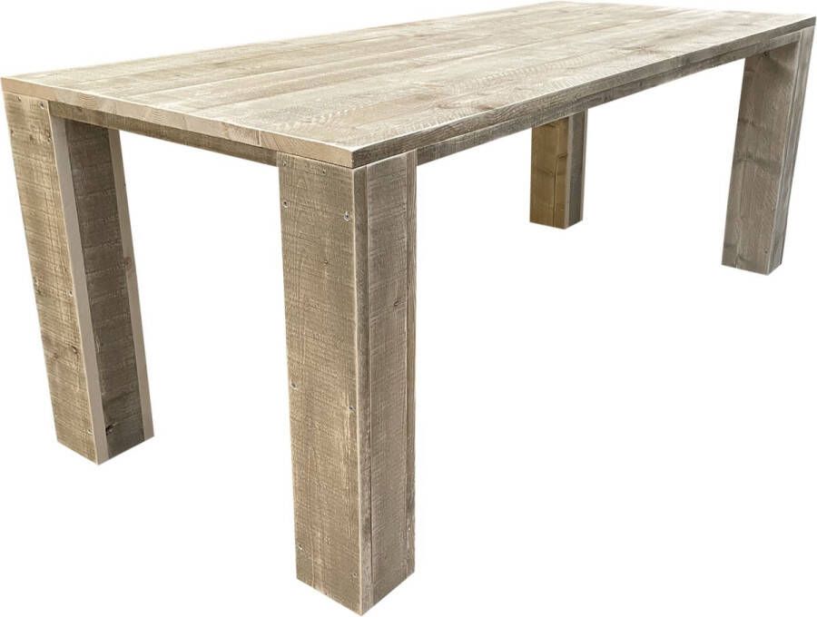 Wood4you tuintafel Chicago Steigerhout 150Lx78Hx100D cm