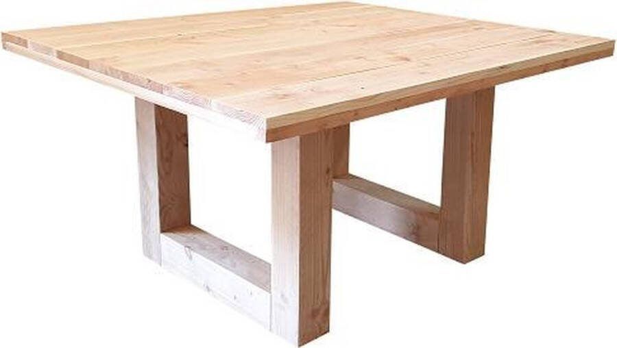 Wood4you vierkante tuintafel Douglashout 200Lx78Hx200D cm