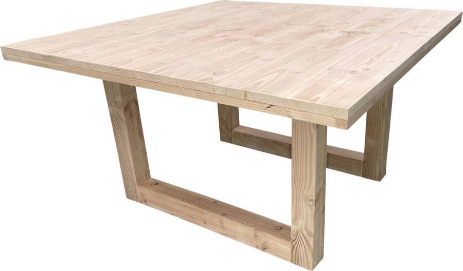 Wood4you vierkante tuintafel Douglashout 180Lx78Hx180D cm