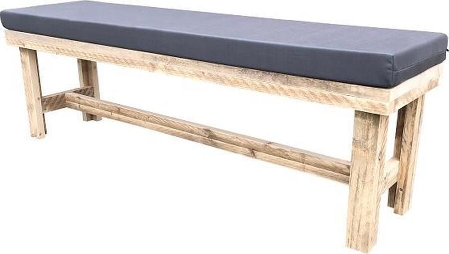 Wood4You Tuinbank Rotterdam Incl Kussen 140 Cm Parkbank Zitbank Bank Tuinbank Hout