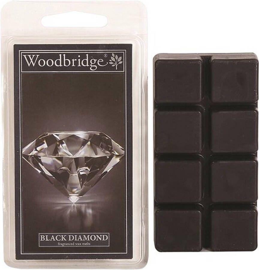 Woodbridge wax melts black diamond voor geurbrander oliebrander waxbrander