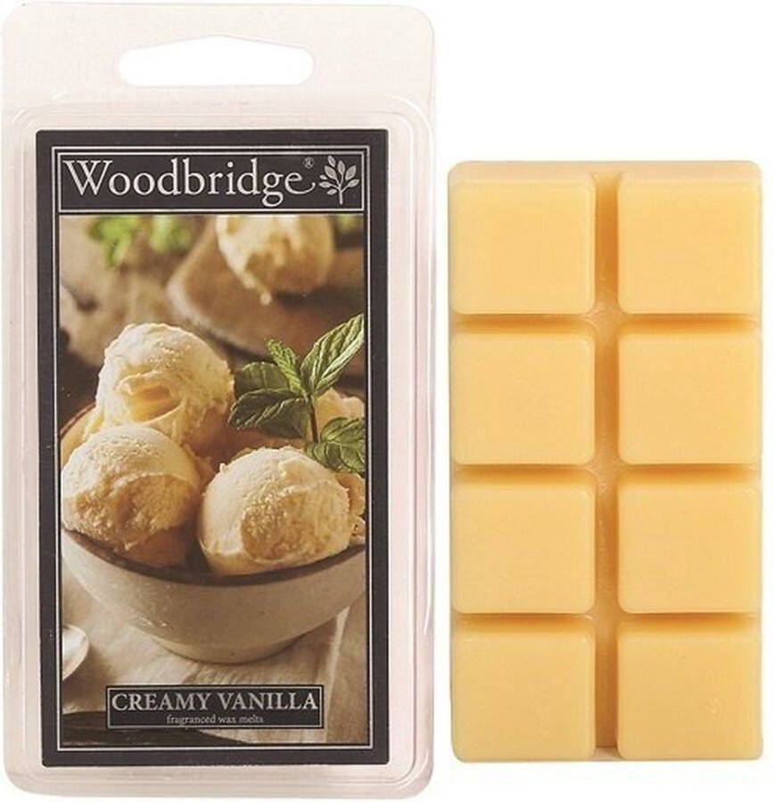Woodbridge wax melts creamy vanilla voor geurbrander oliebrander aromalamp