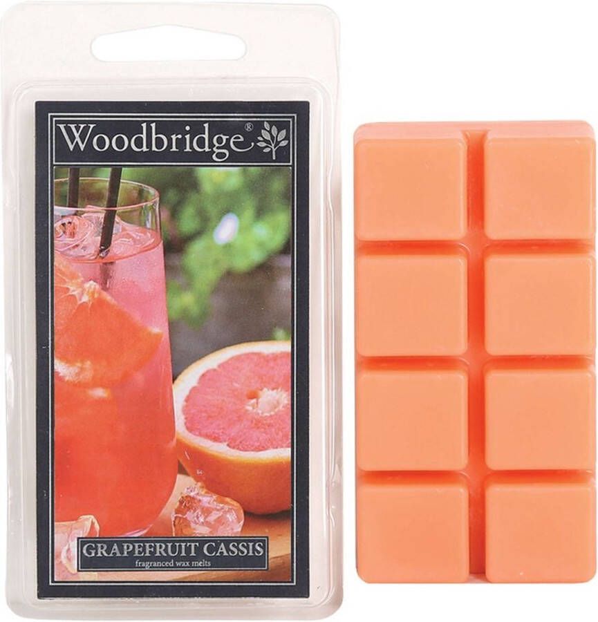 Woodbridge wax melts grapefruit cassis voor waxbrander geurbrander oliebrander