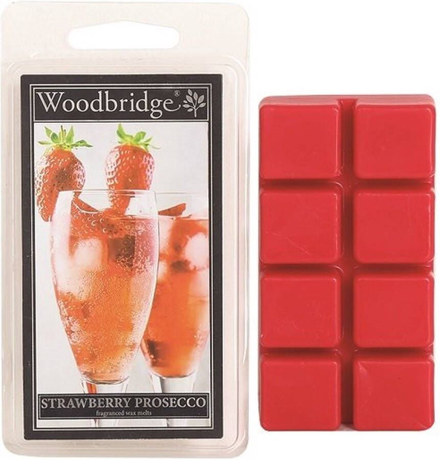 Woodbridge wax melts strawberry prosecco voor geurbrander oliebrander waxbrander etherische olie