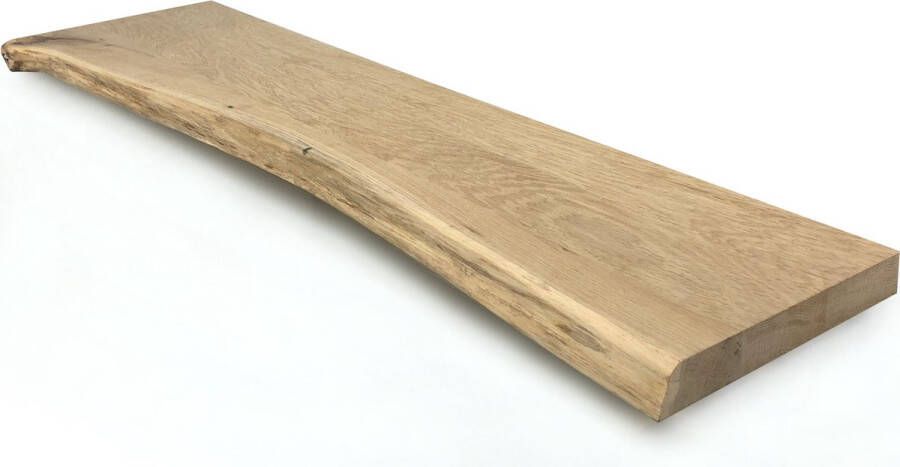 Wood Brothers Eiken plank massief boomstam 140 x 20 cm