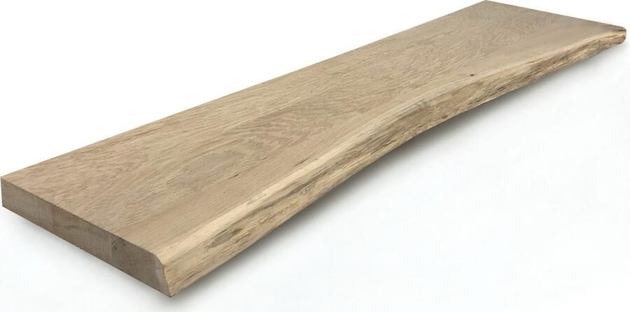 WOODBROTHERS Eiken plank massief boomstam 140 x 40 cm Boomstam plank Eikenhouten plank