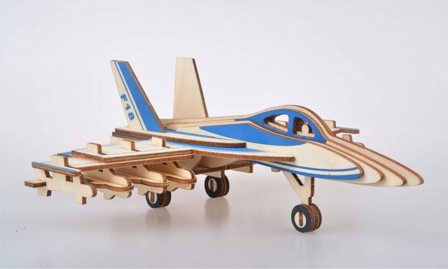 Woodcraft Houten modelbouw Wooden Puzzle Miniatuurbouw hout Hornet Bomber