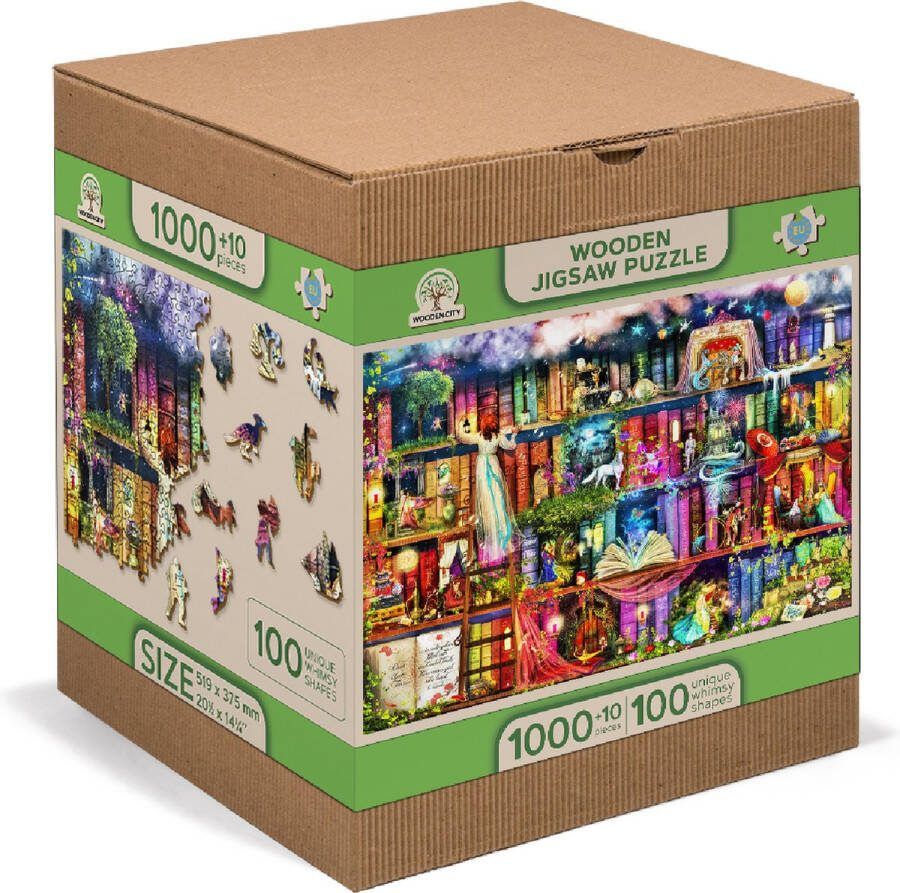 Wooden City Treasure Hunt Bookshelf (1010)