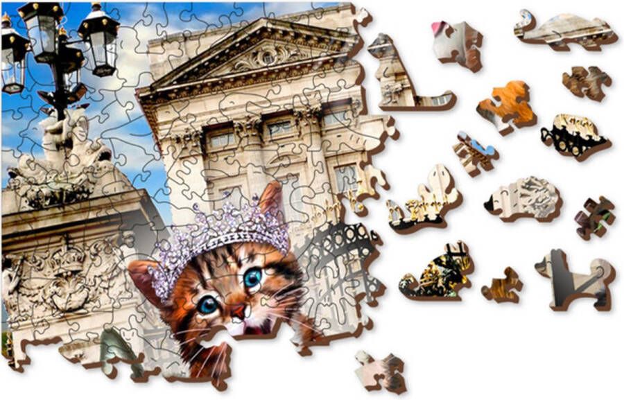 Wooden City Kittens in London (300 stukjes) houten puzzel