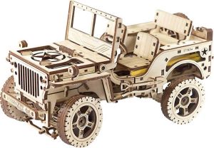 Wooden City 4x4 Jeep Houten Modelbouw