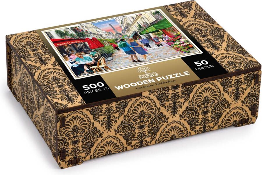 Wooden City Puzzel: PARIS BISTRO 505 50 in hout 8+