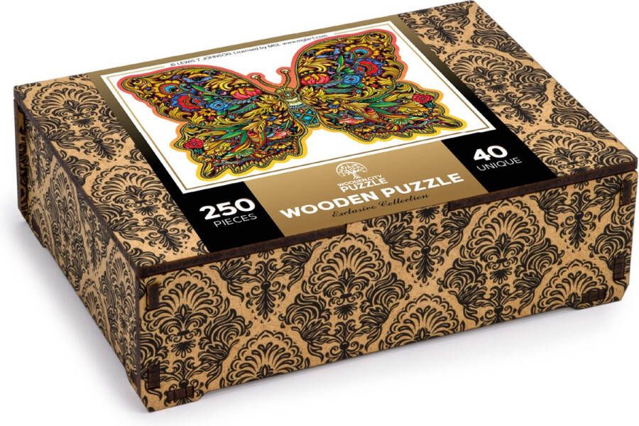 Wooden City Puzzel: ROYAL WINGS 250 40 in hout 8+