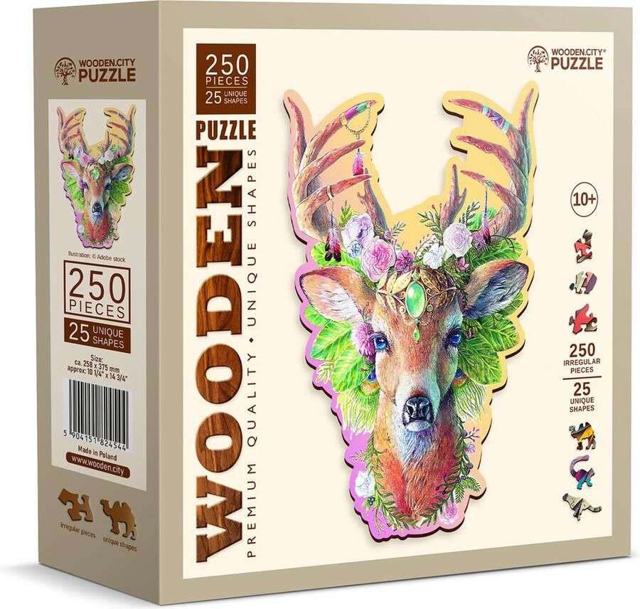 Wooden City Puzzel Modish Dear