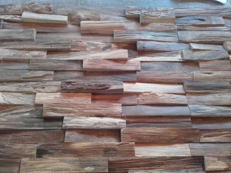 Woodindustries 3D wandpanelen hout History XL by