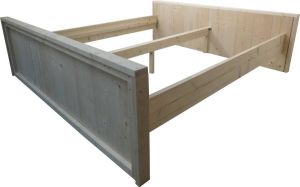 Woodkit.nl Tweepersoons bed steigerhout bouwpakket