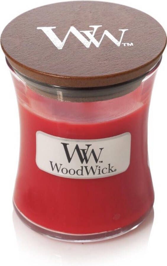 Woodwick Crimson Berries Mini Candle Geurkaars