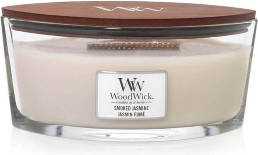 Woodwick Geurkaars Ellipse Smoked Jasmine 9 cm 19 cm