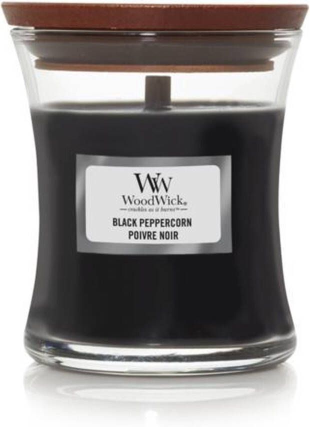 Woodwick Geurkaars Mini Black Peppercorn 8 cm ø 7 cm