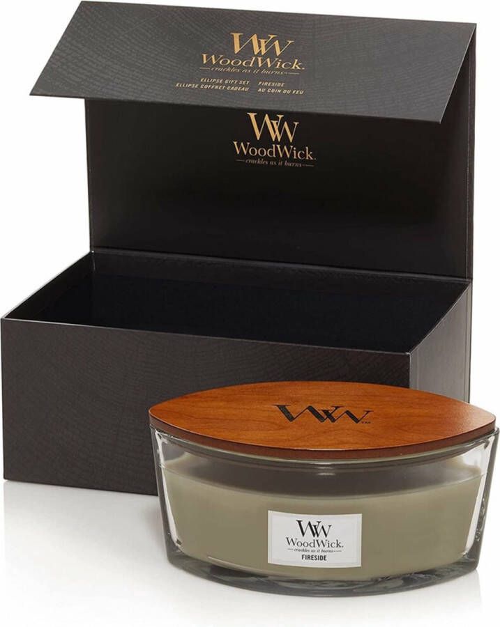 Woodwick Hearthwick Geurkaars Deluxe Giftset Ellipse