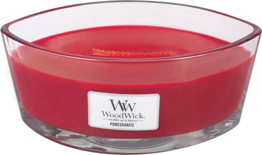 Woodwick Geurkaars Ellipse Pomegranate 9 cm 19 cm