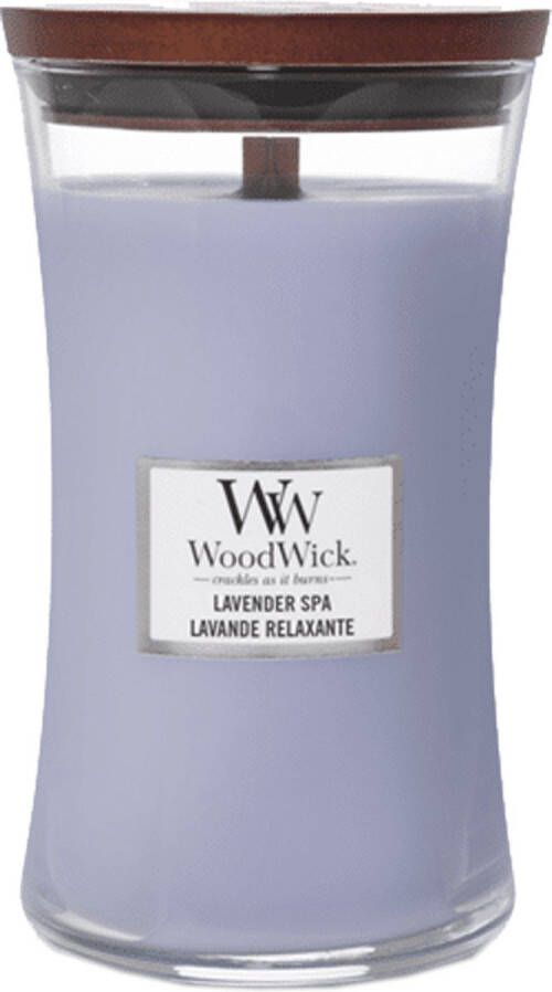 Woodwick Lavender Spa Vase (Lavender Spa) Scented Candle