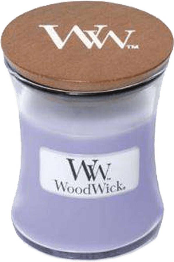 Woodwick Geurkaars Mini Lavender Spa 8 cm ø 7 cm