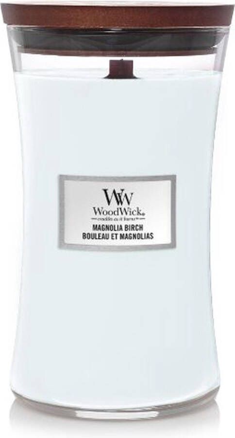 Woodwick Magnolia Birch Large Candle