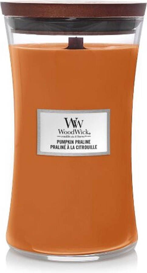 Woodwick Pumpkin Praline Large Candle
