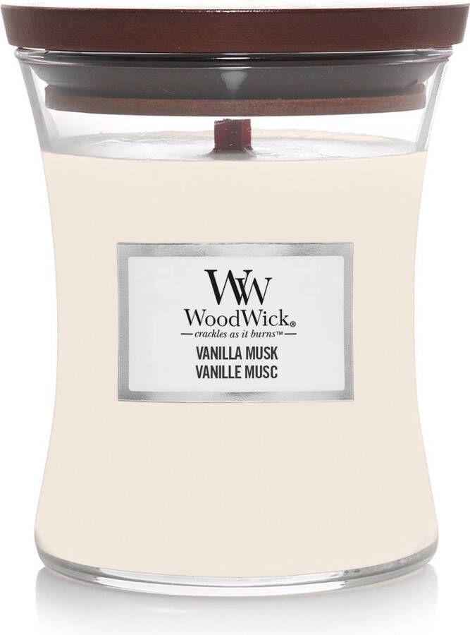 Woodwick Vanilla Musk Medium Candle