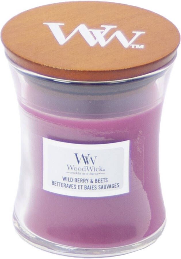 Woodwick Geurkaars Mini Wild Berry & Beets 8 cm ø 7 cm