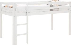 Woodworld halfhoogslaper Billie Kinderbed 90x200cm Wit