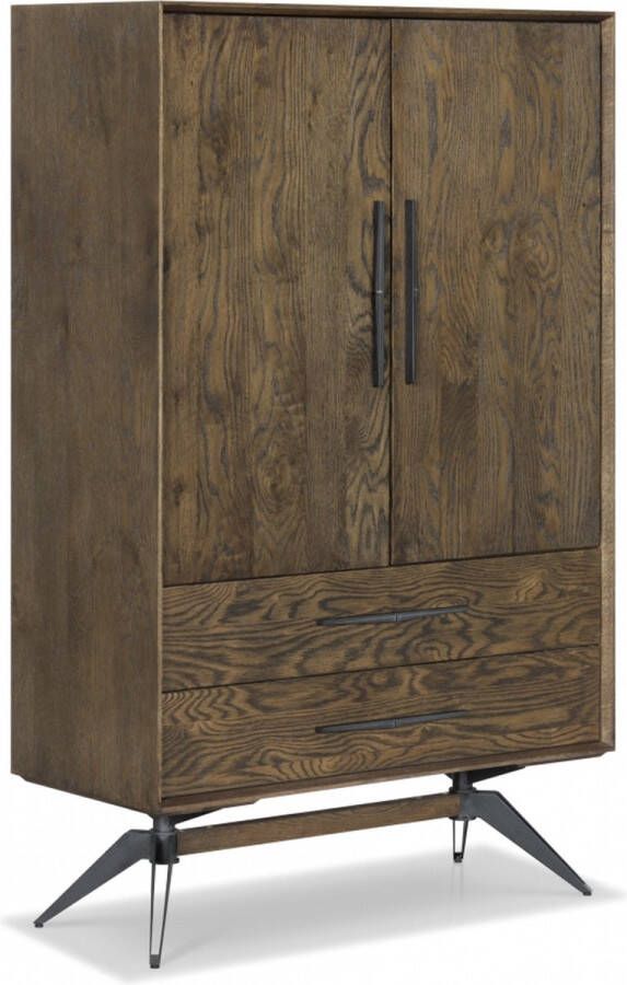 Woonexpress Boekenkast Montana MDF Bruin 100 x 160 x 45 cm (BxHxD)