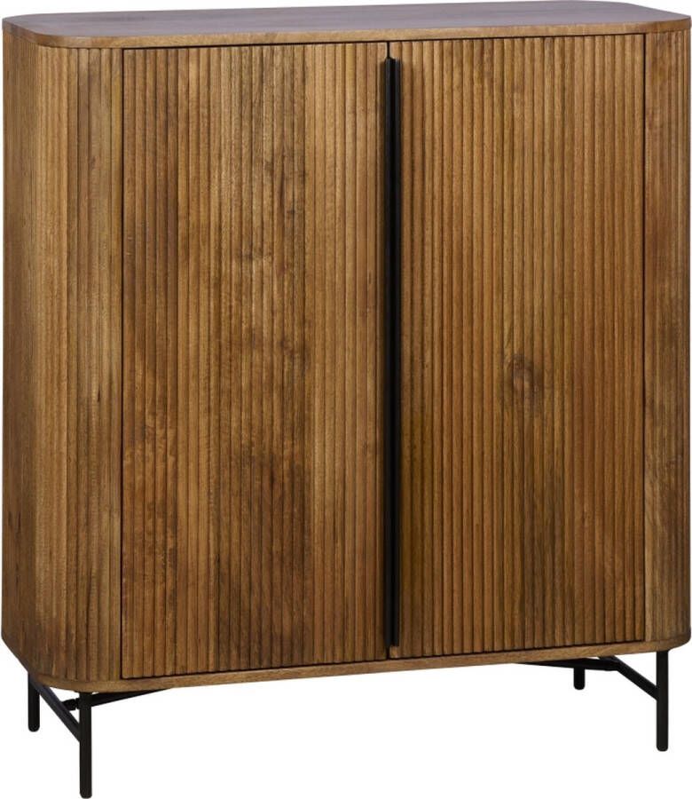 Woonexpress Boekenkast Rego Hout Bruin 90 x 100 x 40 cm (BxHxD)