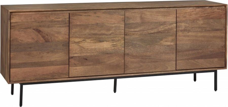 Woonexpress Dressoir Vegas Mangohout Bruin 200 x 80 x 45 cm (B x H x D)