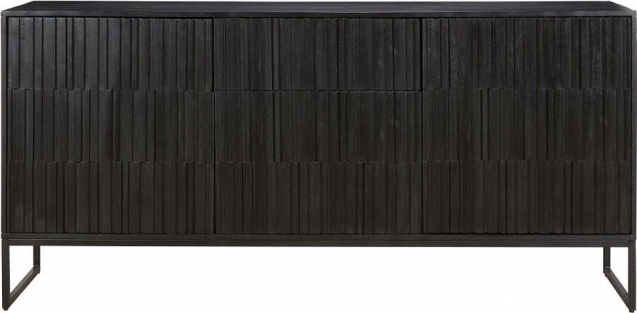 Woonexpress Dressoir Vigo Zwart Hout Zwart 85x180x45cm (hxbxd)