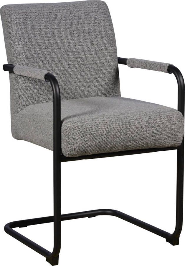 Woonexpress Eetkamerstoel Westhove Polyester Grijs 46x0x0 cm (BxHxD)