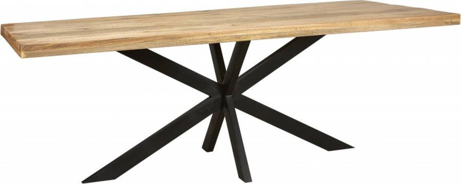 Woonexpress Eettafel 200x100 Bemmel Naturel Hout Naturel 78x200x100cm (hxbxd)