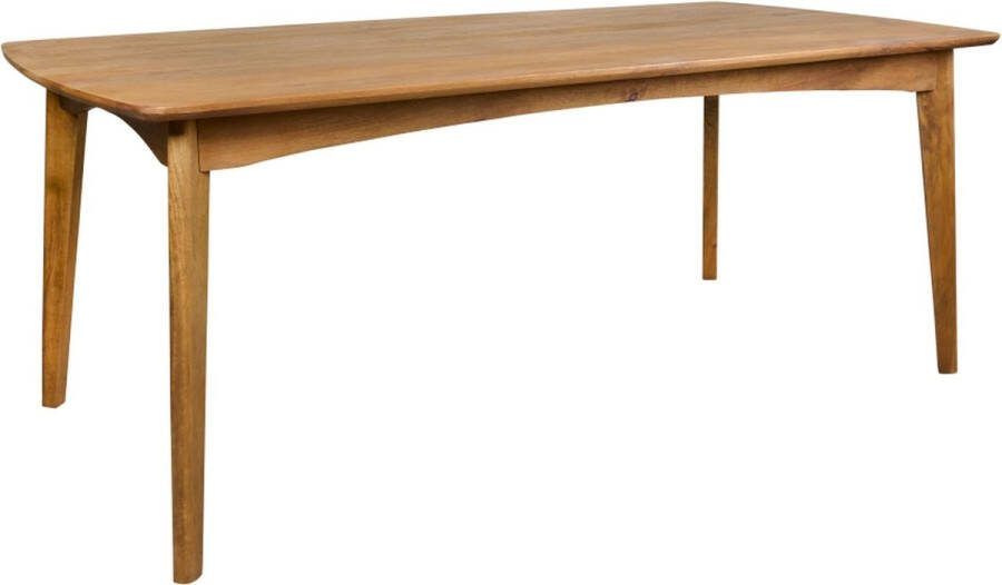 Woonexpress Eettafel 200x105 Lerma Mangohout Bruin 200 x 77 x 105 cm (BxHxD)