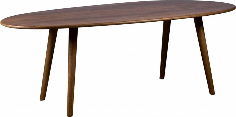 Woonexpress Eettafel Rego Hout Bruin 220 x 76 x 110 cm (BxHxD)