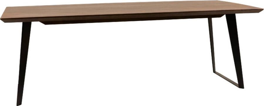 Woonexpress Eettafel York Mangohout Bruin 200 x 76 x 100 cm (BxHxD)